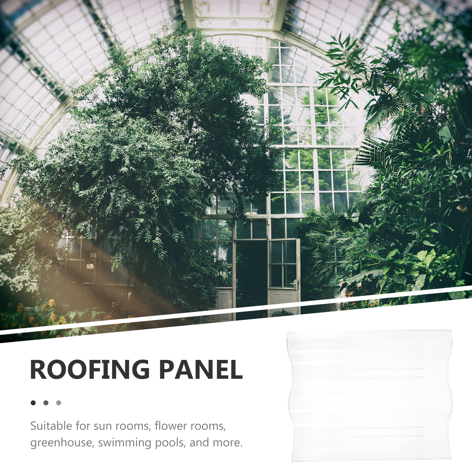 Zehuanyu Roof Acrylic Panel Transparent Panel Room Roofing Wave Panel Greenhouse Roof Panel