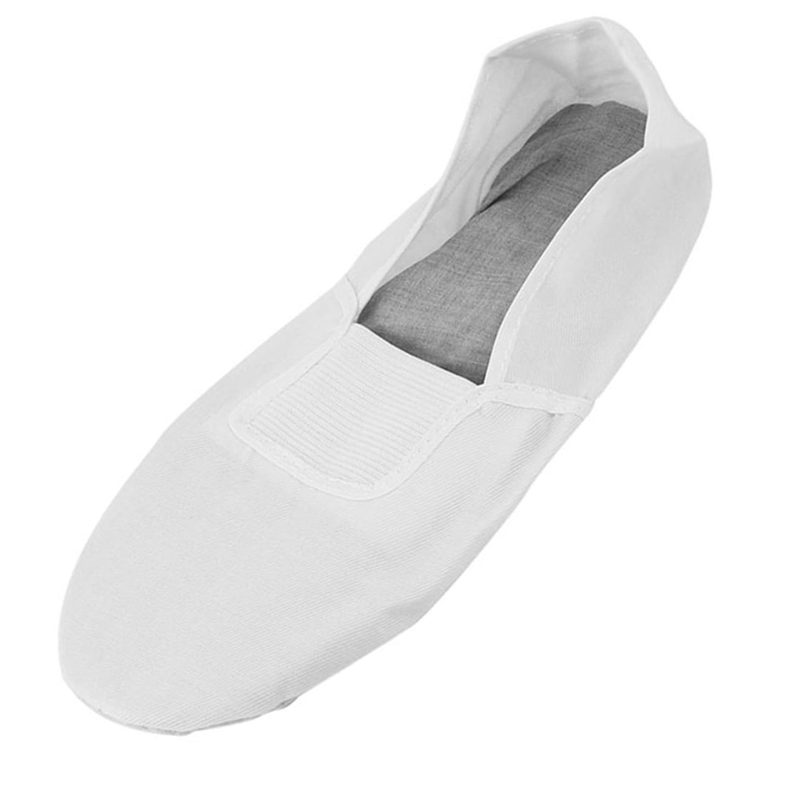 Women Soft Sock Liner Ballet Flat Dancing Shoes US Size 8.5 White ...