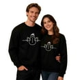 thumbnail image 5 of Yteetum Couples Matching Christmas Sweatshirts Oversized Crewneck Christmas Pullover Hoodless Sweatshirts Mens Womens Round Neck Xmas Graphic Print Loose Fits Long Sleeve Sweatshirts Christmas Gifts, 5 of 9