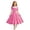 F104-Hot Pink, variant on FYDUU Girls Vintage Dresses 1950S Polka Dot Dress Short Sleeve A-Line Swing Party Dress Kids Girl's Retro Casual Sundress 5-6 Years
