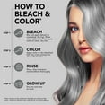thumbnail image 4 of Splat Original Complete Kit, Semi-Permanent Hair Dye with Bleach, Sinful Silver Hair Color, 4 of 9