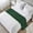 Dark green, variant on Vintage Purple Bed Runner Scarf for Queen Size Bed, Modern Farmhouse Textured Rustic Beds Scarf Throws for Foot of Bed, Decorative Bed Runners for Bedroom Hotel Guestroom, 83"x20"