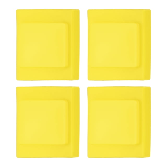 Uxcell Light Switch Guard Cover Blank Wall Plate Panel Switch Protector Dustproof Waterproof Cover Yellow 4 Pack