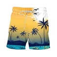 thumbnail image 7 of Midsumdr Mens Shorts Hawaiian Holiday Style Printing Casual Beach Shorts Summer Fashion Loose Plus Size Drawsting Shorts with Pockets, 7 of 7