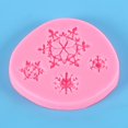 thumbnail image 2 of Molde de chocolate en forma de copo de nieve, molde de fondant 3d, herramientas para hornear profesionales Feliz Sencillez, 2 of 5