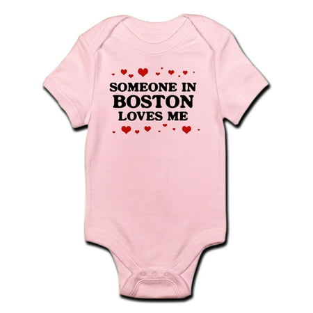 

CafePress - Loves Me In Boston Infant Bodysuit - Baby Light Bodysuit