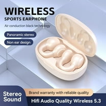 New Wireless Bluetooth Earbuds Clip-on Bone-conduction HIFI High Sound Quality Bluetooth Headphones Noise-cancelling Running Headphones 50% off Clearance!