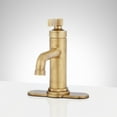 thumbnail image 6 of Signature Hardware 948574 Greyfield 1.2 GPM Single Hole Bathroom Faucet - Brass, 6 of 7