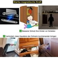 thumbnail image 5 of Magnetic Door Closer Magnetic Lock Door Magnet Furniture Magnet Stainless Steel Door Closure for Drawer Cabinet Sliding Door Balcony Door (4 Pieces), 5 of 5