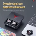 thumbnail image 2 of Auriculares in-ear gamer inalámbricos Audifonos On-Ear M90pro negro con luz LED, 2 of 6