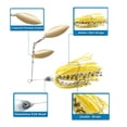 thumbnail image 4 of Spinnerbait artificial de 13 cm con lentejuelas giratorias para agua dulce y salada 5 unidades, 4 of 5