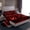 Red, variant on Castle Fairy Boys Girls Ombre Video Game Twin Sheet Sets,Teens Honeycomb Gamepads Bedding