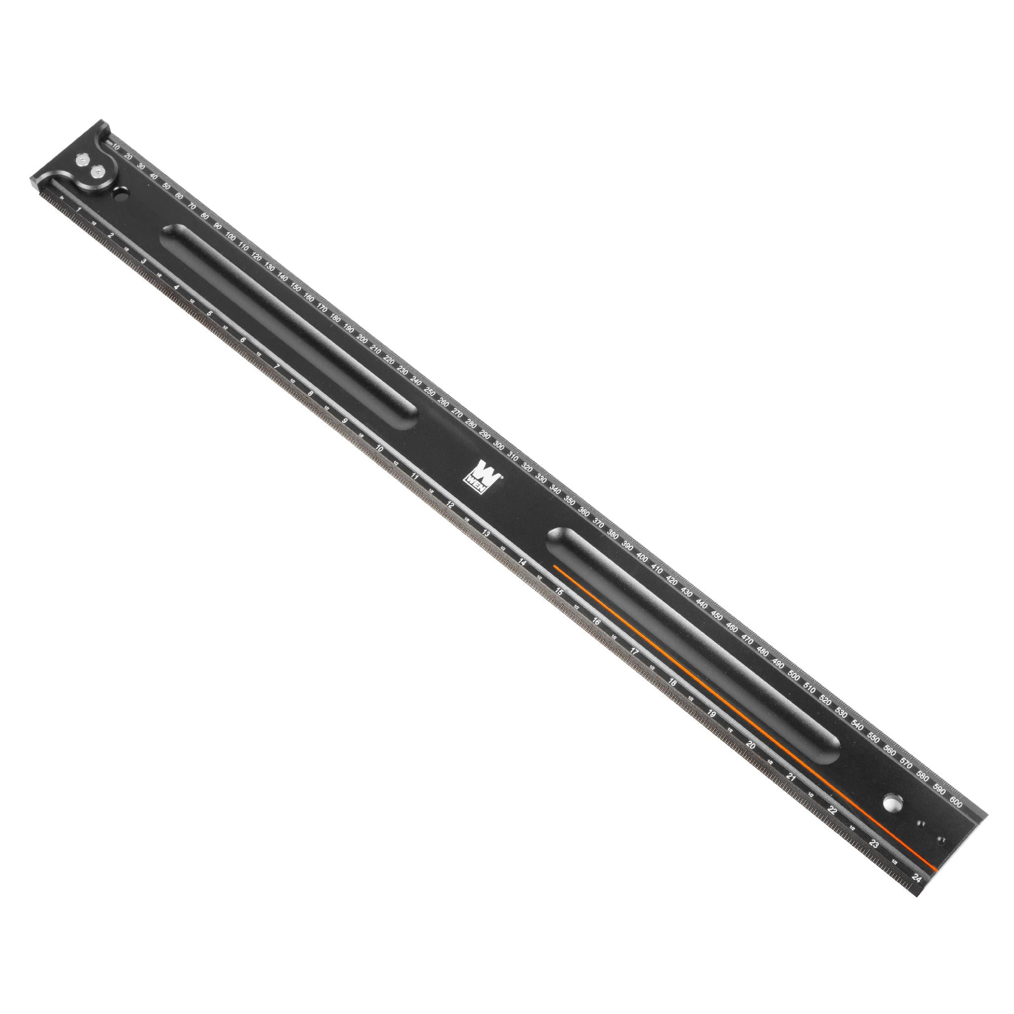 WEN 24-Inch Measuring Ruler With Hook Stop