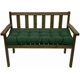 thumbnail image 2 of Yuarrent Cojín para banco al aire libre, cojín impermeable para silla de playa, largo en banco, comodidad larga carpas verde oscuro, 2 of 6