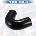 thumbnail image 6 of Unique Bargains 57mm 2.24" 135 Degree Elbow Silicone Reducer Hose Pipe Bend Turbo Water Intercooler Black, 6 of 6