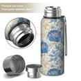 thumbnail image 2 of Design Pattern 20oz Stainless Steel Thermal Bottle with Tea Filter and Cup Lid, Vacuum Insulated Coffee Mug with 316L Inner Liner, Leakproof Travel Thermos for Office, Commute & Outdoor, 2 of 7