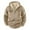 Khaki, variant on WMTBSRSW Mens Fleece Lined Cargo Hoodies Warm Long Sleeve Sherpa Cardigan Jackets Winte Warm Casual Drawstring Sweatshirts with Hood