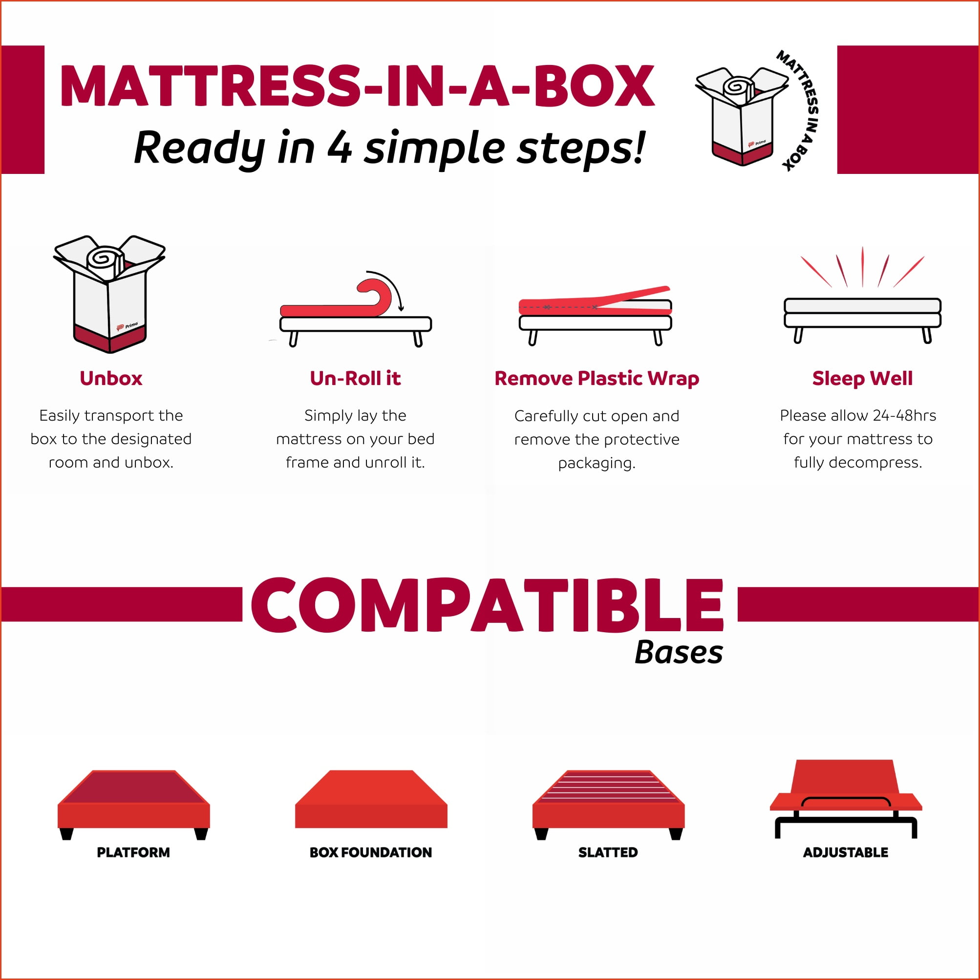 Mattresses 9 in. Medium Pocket Spring California King Mattress w/ Edge Support | White | Polyester