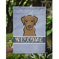 thumbnail image 3 of Carolines Treasures BB1420GF Chocolate Labrador Welcome Flag Garden Size, 3 of 3