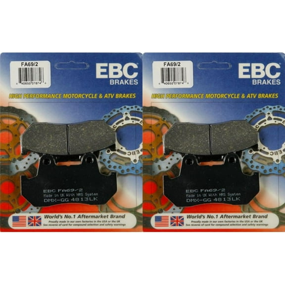 EBC Brake Pad Front Kit FA69/2 for Honda CBX Super Sport 1981-1982