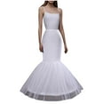 thumbnail image 2 of Cxenplz Petticoat for Mermaid Prom Gown Crinoline Slips Underskirt for Mermaid Wedding Dress, 2 of 5