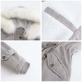 thumbnail image 7 of Kmdttou Women's Windproof Jacket Waterproof Warm Winter Snow Coat Mountain Windbreaker Hooded Raincoat Jacket Gray 2XL, 7 of 7