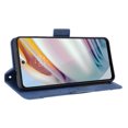 thumbnail image 5 of Case for Motorola MOTO G60 Cover Adjustable Detachable Card Holder Magnetic closure Leather Wallet Case - Blue, 5 of 5