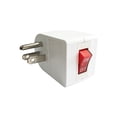 thumbnail image 3 of oviitech 3 Pack Grounded Outlet Wall Tap Adapter with On/Off Power Switch, Single Outlet with Switch in White, 3 of 3