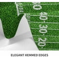 thumbnail image 2 of American Football Field Decorative Rectangle Tablecloth Green Grass Soccer Field with Numbers Polyester Table Cloths Kitchen Table Cover for Dining BBQ Picnic Coffee Table 60 x 84 Inch 6-8 Seats, 2 of 6