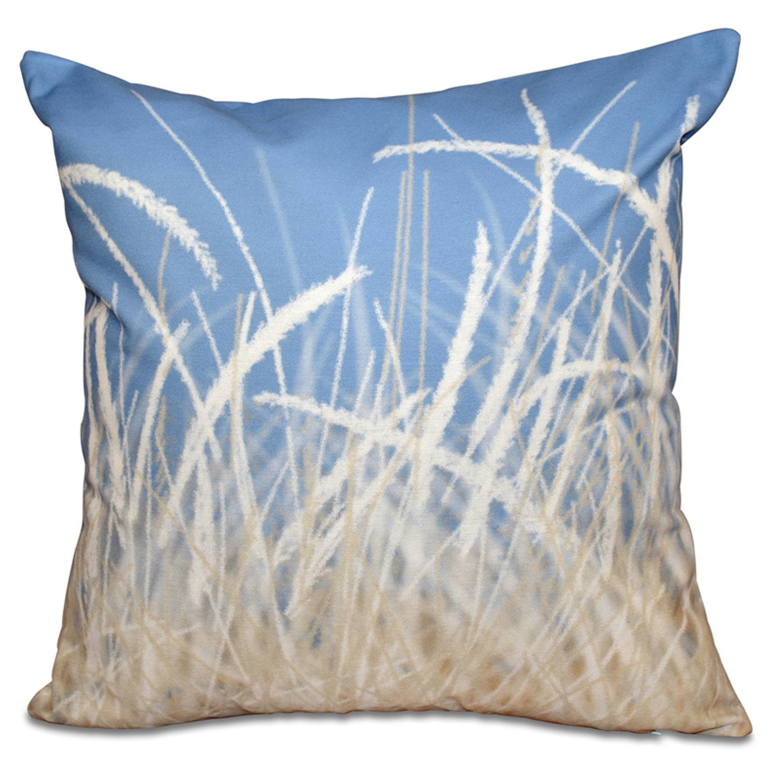 Simply Daisy 16" x 16" Sea Grass 1 Floral Print Pillow
