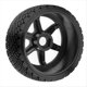 thumbnail image 3 of Kit de Actualización de Buje de Rueda de 17 mm para Coche RC, Compatible con el Coche de WRC1/7/8, para C3, RC, Color Negro., 3 of 5