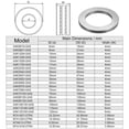 thumbnail image 2 of Uxcell AXK4060 Thrust Needle Roller Bearings 40x60x3mm with AS4060 Washers 10 Pack, 2 of 6