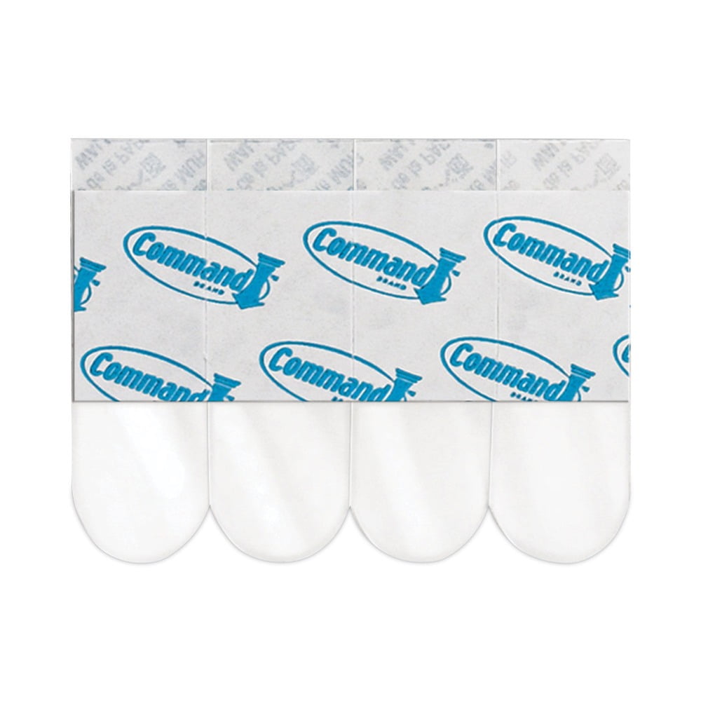 Command 17081CABPK-NA General Purpose Hooks and Strips with 3-lb. Capacity - White (50/Carton)