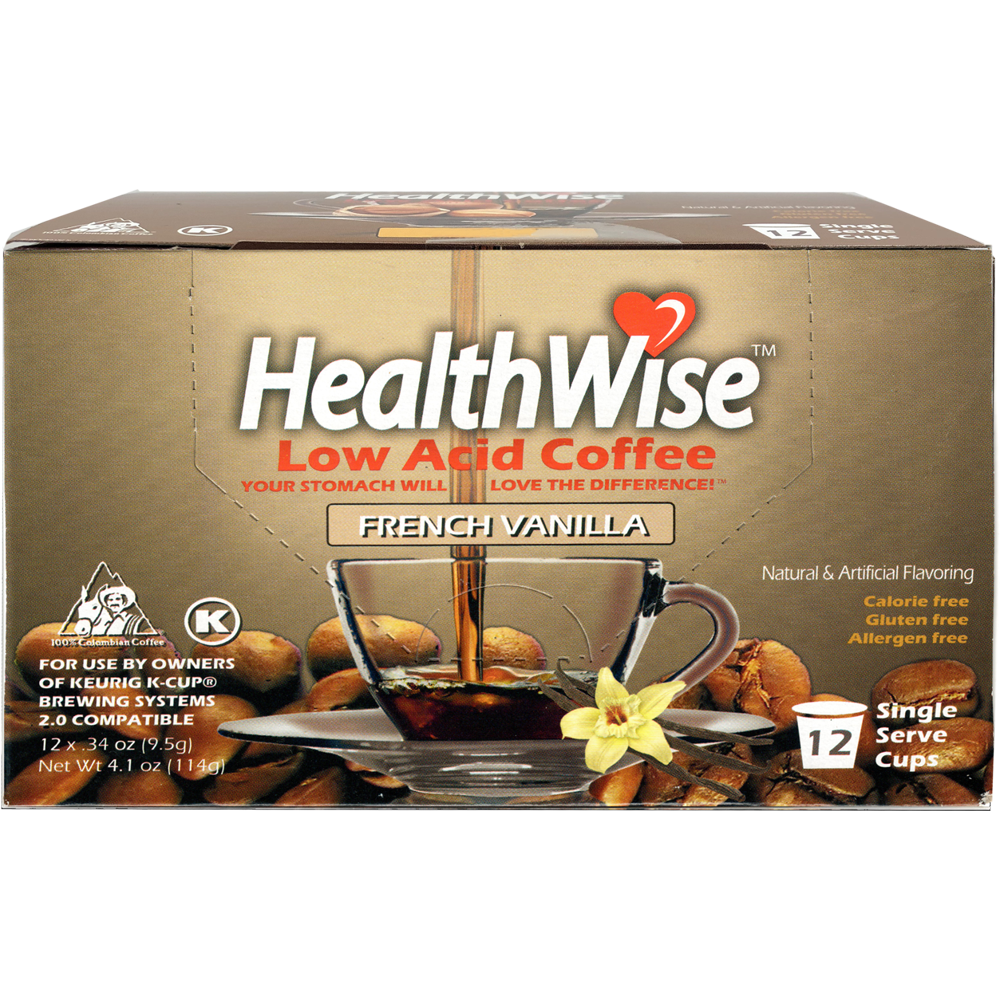 French Vanilla Low Acid Keurig KCups Quantity 6 Cartons (72 cups