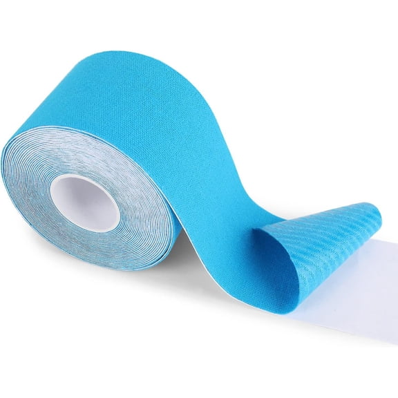 Blue Muscle Tape Kinesiology, Physio Tape Strapping for Pain Relief and Injury Recovery