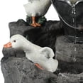 thumbnail image 2 of Resin Duck Family Patio Fountain Garden Decoration, Animal Garden Resin Statue for Outdoor Landscape Garden Design,A, 2 of 5