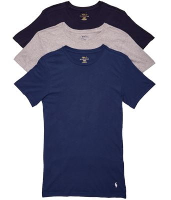 Polo Ralph Lauren Mens Classic Fit Cotton T-Shirt 3-Pack Style-RCCNP3 -