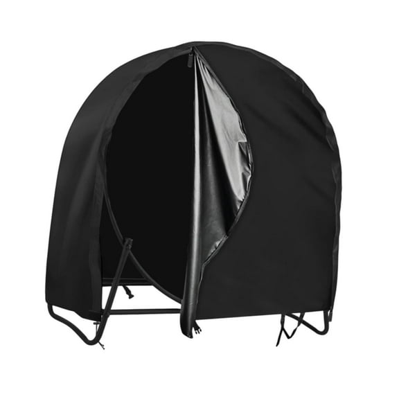 deevoka Log Rack Cover Firewood Log Hoop Cover Indoor Rain Protection with Installation