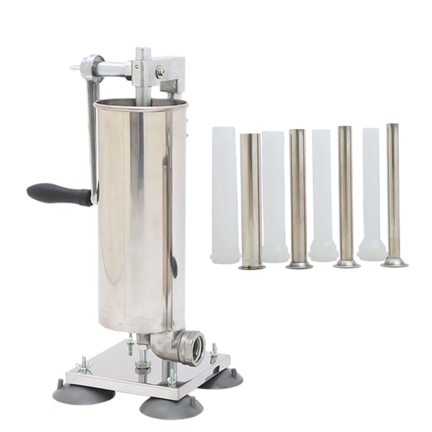 Máquina de llenado de salchichas Vertical, fabricante multiusos, equipo de cocina, herramienta Manual, fabricante de salchichas para cocina, restauran 4 litros
