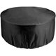 thumbnail image 1 of EDAHB®Cubierta de mesa circular, cubierta de muebles de jardín de tela Oxford impermeable y transpirable 210D, redonda (128x7 1/185x11 0/230x110cm) - Negro oso de fresa Hogar, 1 of 5