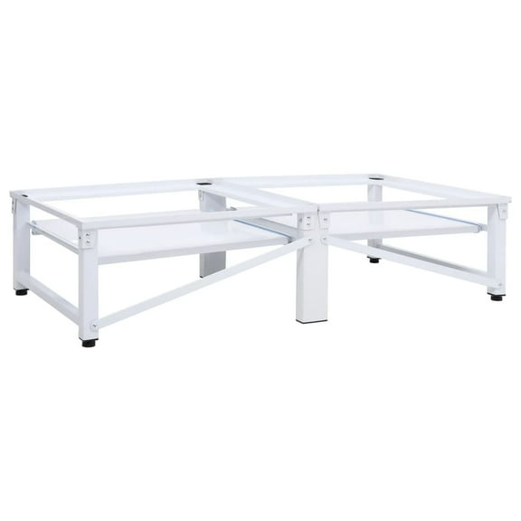 vidaXL Washing Machine Stacking Kit with Pull-Out Shelf