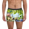thumbnail image 3 of Lsque Pikmin Pattern Men’s Total Support Pouch Boxer Briefs, X-Temp Cooling, Moisture-Wicking Underwear, Regular, Long-leg and Trunk-Medium, 3 of 7