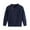 Blue, variant on HUANBAI Winter Girls Sweaters British Style Solid Color Warm Knitted Pullover Soft Casual For Toddler And Kids Crewneck Long Sleeve Sweater 4Y