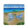 thumbnail image 1 of Betsy Drake CT997 Adirondack Chaises Sous-Verres - Lot de 4, 1 of 1