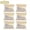 D, variant on 50 Gold Foil Pillow-Shaped Gift Boxes for Weddings Birthdays Corporate Events - 4 Stylish Designs Premium Paper Elegant Gift Packaging