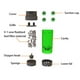 thumbnail image 5 of Greeniant Filtro de lecho móvil fluidizado Fishtank, ventosa profesional, Cable submarino, alimentación sumergible, pieza de filtros para el hogar y la Piezas de acuario Largo Greeniant PT004528-02B, 5 of 6