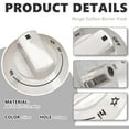 thumbnail image 3 of CSYANXING No-Tool Installation Stove Knob for Electrolux Ovens, ABS+Zinc Construction, Save Time & Money on Repairs, 3 of 6