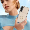 thumbnail image 6 of ELEHOLD Case for Samsung Galaxy S23 Plus,Business PU Leather Stand Case with Card Holder & Ring Holder,White, 6 of 7