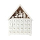 thumbnail image 2 of Calendario de Adviento con forma de casa, decoración navideña, 24 cajones, ideal para estantería, sala de estar, mesa de centro., 2 of 9