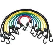 Bungee Cords - Assorted Sizes + Colours, 10 Piece